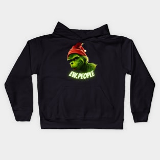 Grinch Ew People Kids Hoodie